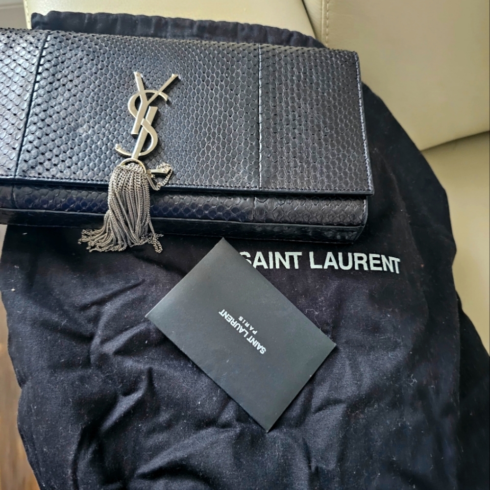 Saint laurent tassel clutch